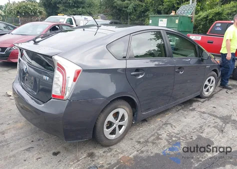 2015 Toyota Prius Two из США, поврежденный, VIN JTDKN3DU0F1905690